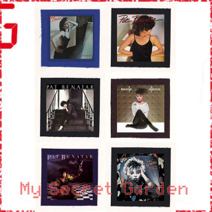 Pat Benatar - In The Heat Of The Night, Precious Time Album Cloth Patch or Magnet Set 